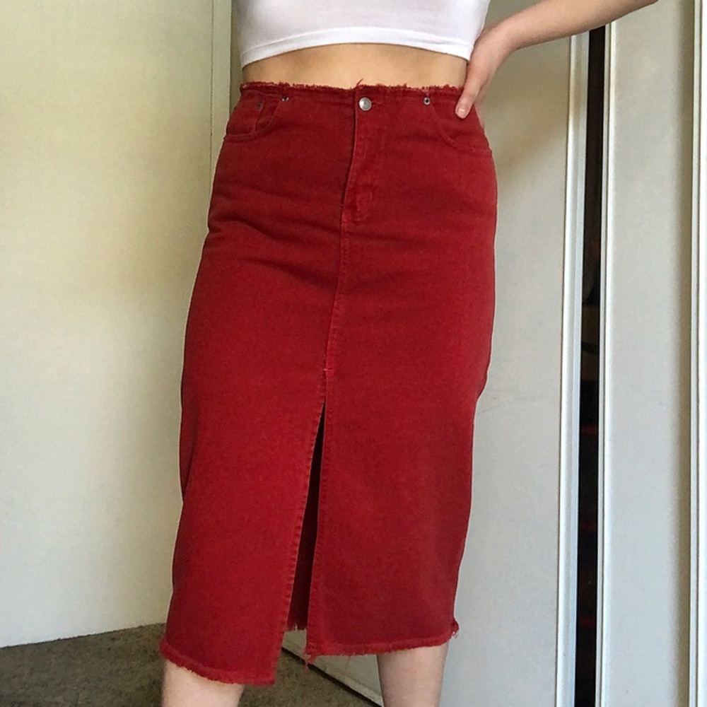 Vintage Billy Blues High Rise Denim Skirt